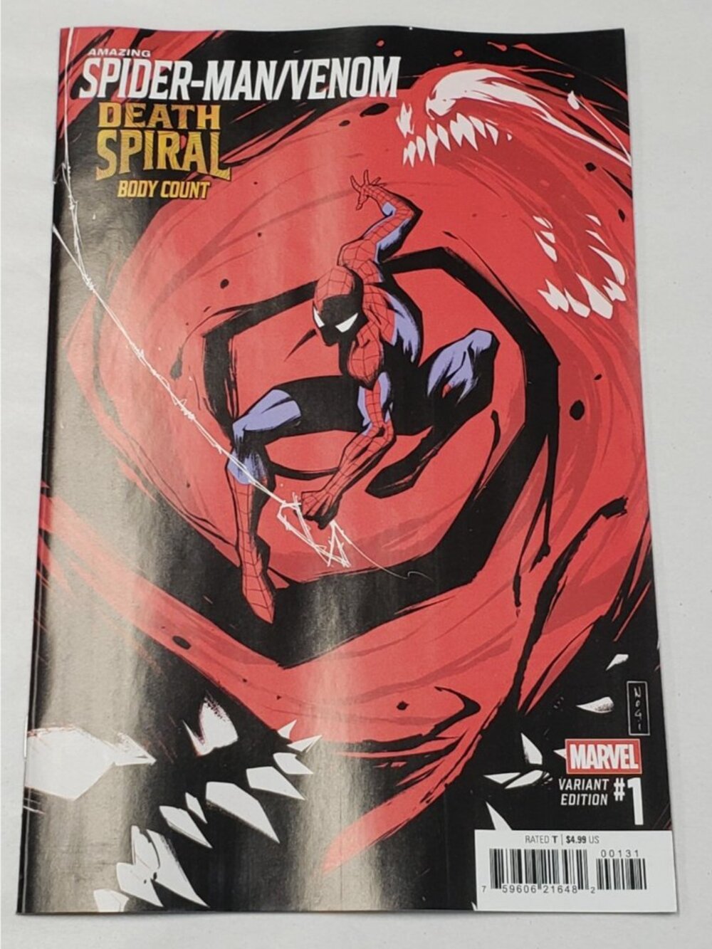 Spider-Man Venom: Death Spiral #1 Variant Set A B C D MTG Parrillo Soule VF NM - Picture 9 of 14